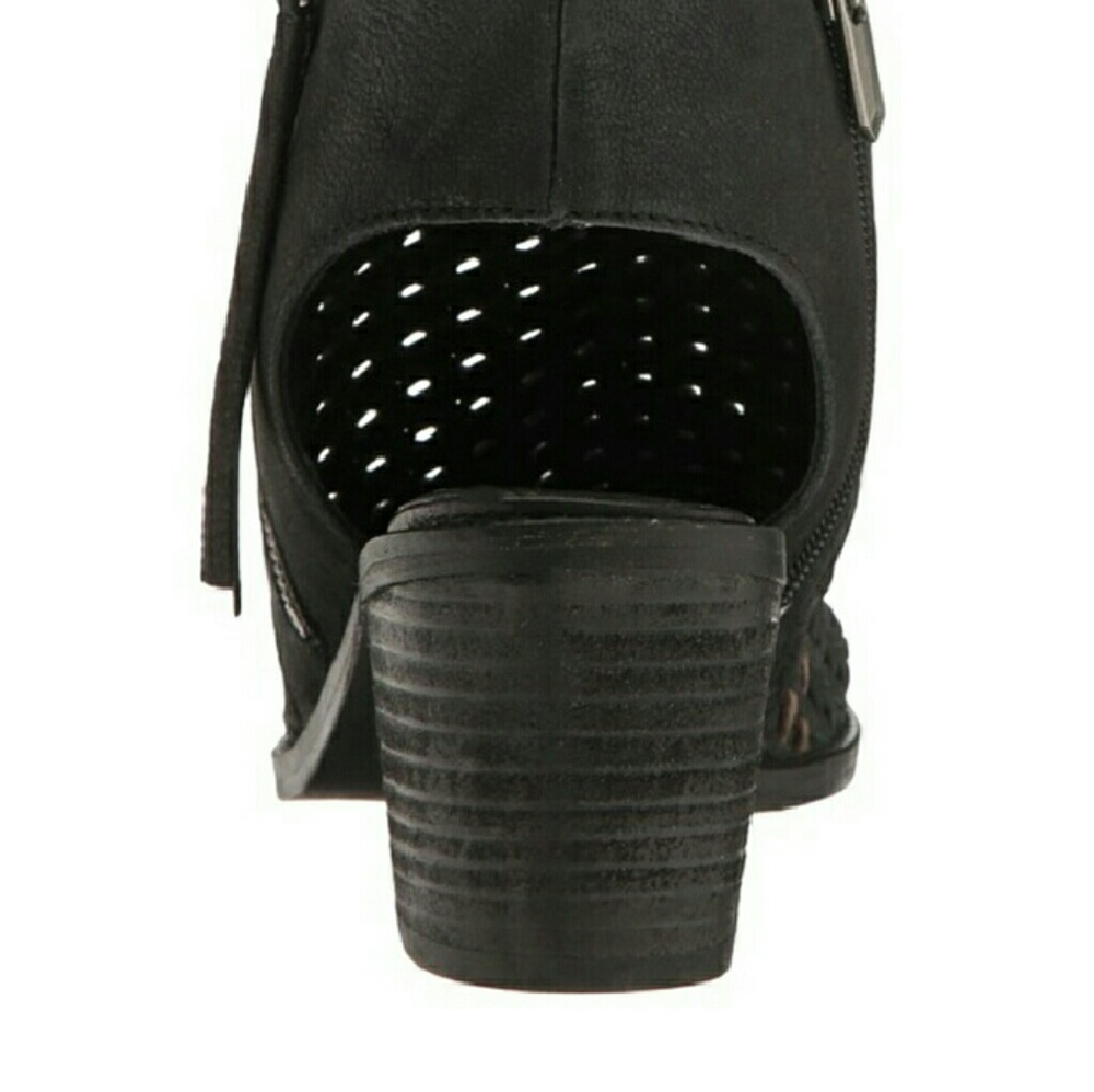 New Sam Edelman Open Toe Leather Booties - Picture 8 of 8